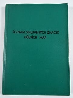 Seznam smluvených značek důlních map - Důlně měřický předpis - 1968