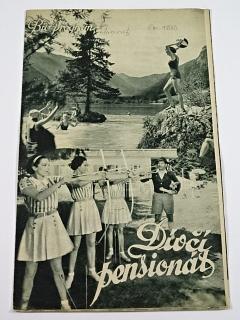 Dívčí pensionát - Bio - program v obrazech - 1936 - film - prospekt