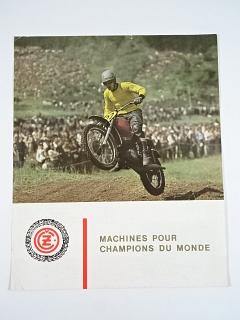 ČZ 250/968, 360/969/01 motocross - prospekt - Motokov