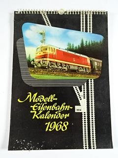 Modell - Eisenbahn - Kalender 1968