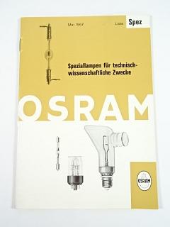 Osram - Speziallampen für technisch wissenschaftliche Zwecke - 1967