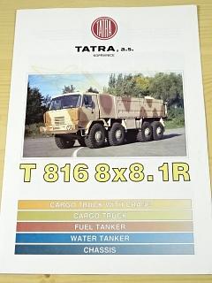 Tatra - T 816 8x8.1R - prospekt - podpis Karel Loprais