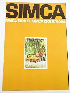 Simca 1301 LS - Simca 1301 Special - prospekt