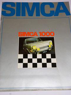 Simca 1000 - 1968 - prospekt