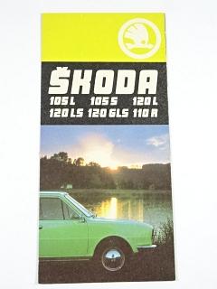 Škoda 105 L, 105 S, 120 L, 120 LS, 120 GLS, 110 R - prospekt