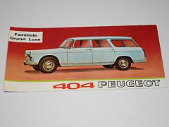 Peugeot 404 - 1967 - prospekt