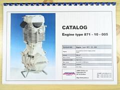 JAWA Divišov - Catalog Engine type 871 - 10 - 005 - 2002