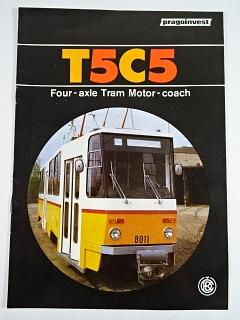 ČKD - Tatra - tramvaj T5C5 - prospekt - Pragoinvest