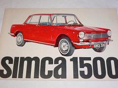 Simca 1300, Simca 1500 - prospekt