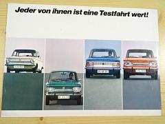 NSU - Prinz 4L,1000,1000 C,1200, 1200 C, TT, TTS - prospekt