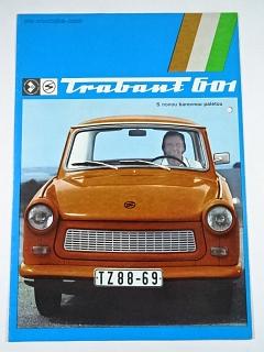 Trabant 601 - S novou barevnou paletou - 1977 - prospekt