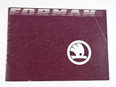 Škoda Forman - 1990 - prospekt