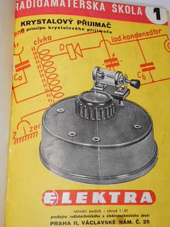 Radioamatérská škola - stavební návod a popis - 1956