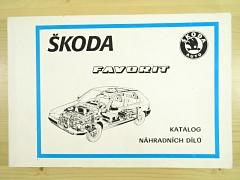 Škoda Favorit 135 L - 135 LS - 136 L - 136 LS - LX - GLX - katalog náhradních dílů - 1994