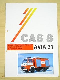 Avia 31 - CAS 8 - prospekt - Karosa Polička