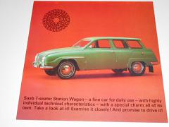 SAAB 7-seater Station Wagon - 1965 - prospekt