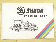Škoda Pick-up - dodatek ke katalogu náhradních dílů Škoda Favorit - 1991