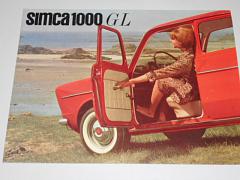 Simca 1000 GL, Simca 1000 - prospekt