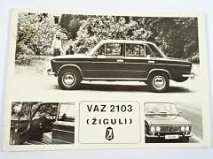 VAZ 2103 Žiguli - Mototechna - fotografie + popis