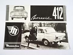 Moskvič 412 - Mototechna - fotografie s popisem