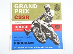 Grand Prix ČSSR 250 ccm - Holice - 19. 5. 1985 - Mistrovství světa - oficiální program - 35. ročník závodu O štít města Holic