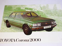 Toyota Corona 2000 - 1975 - prospekt