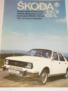 Škoda 105 S, 105 L - prospekt - Motokov