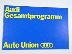 Audi Gesamtprogramm Auto Union - 1968 - prospekt - Audi 60, 80 L, 80 Variant, Super 90