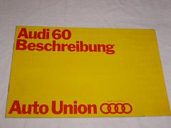 Audi 60 Beschreibung - Auto Union - 1968 - prospekt