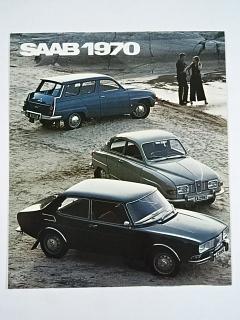 SAAB 1970 - SAAB 96 V4, 95 V4, 99 - prospekt