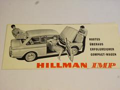 Hillman IMP - prospekt - 1964