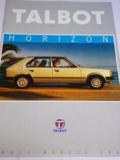 Talbot Horizon - prospekt - 1981