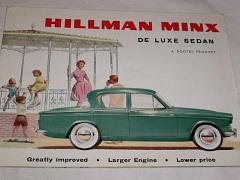 Hilman Minx de luxe sedan - prospekt