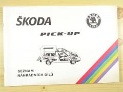 Škoda Pick-up - seznam náhradních dílů - dodatek ke katalogu náhradních dílů Škoda Favorit - 1993