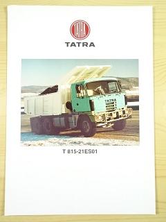 Tatra 815 - 21ES01 30 230 6x6.2 - le véhicule basculeur á trois essieux - prospekt