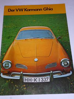 Volkswagen - VW Karmann Ghia - 1970 - prospekt