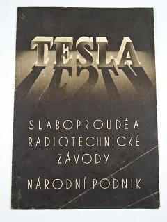 Tesla - Superhet, Talisman, Onyx Grand, Beseda, Liberátor, Trenčín - prospekt - 1946