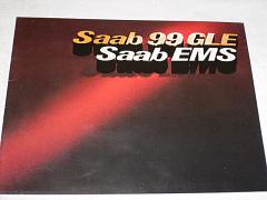 SAAB 99 GLE, SAAB EMS - 1976 - prospekt