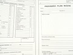 Prováděcí plán ničení - blok