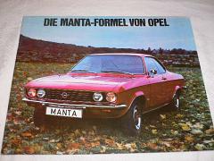 Opel Manta - 1971 - prospekt