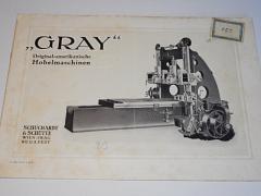 GRAY - Original amerikanische Hobelmaschinen - prospekt