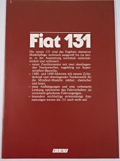 Fiat 131 - 1981 - prospekt