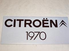 Citroën 1970 - prospekt