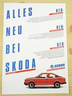 Škoda - alles neu bei Skoda - prospekt - leták - 1983 - Škoda Garde