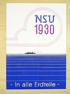 NSU 1930 - prospekt - REPRINT
