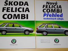 Škoda Felicia combi - prospekt + přehled technických údajů