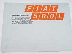 Fiat 500 L-  Avec la 500 on accéde - prospekt