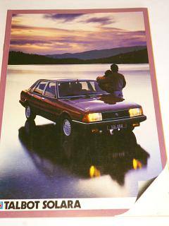 Talbot Solara - 1983 - prospekt