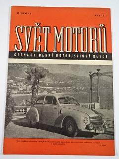 Svět motorů - číslo 51, ročník III. - 1949