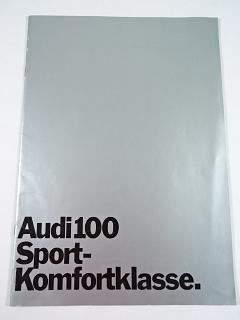 Audi 100 Sport - Komfortklasse - prospekt - 1972